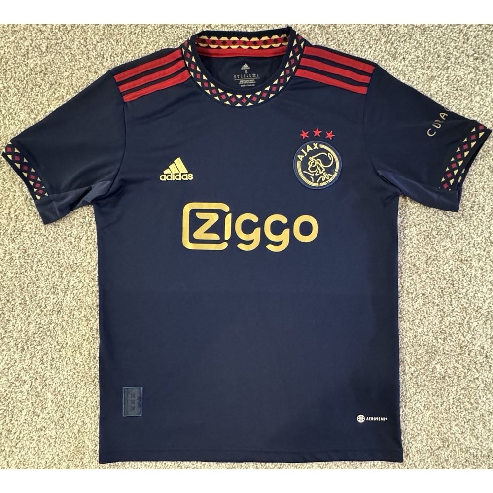 Adidas Ajax Amsterdam Away Football Jersey Shirt Soccer Mens Small 2022/2023